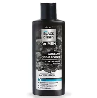 Лосьон после бритья с активным углём BLACK clean for men Vitex|Крем для удаления волос| |