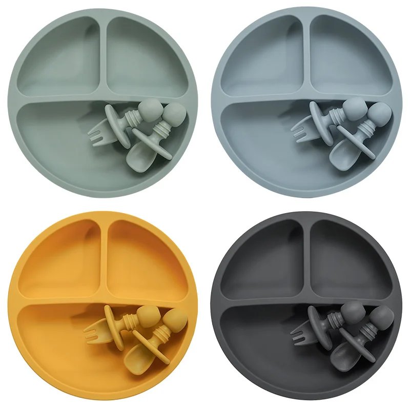 Детская посуда вилка ложка набор из трех предметов для кормления не содержит