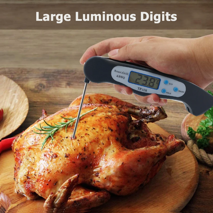 MEMDOO мгновенное считывание цифровой термометр для мяса кухонный батарейный