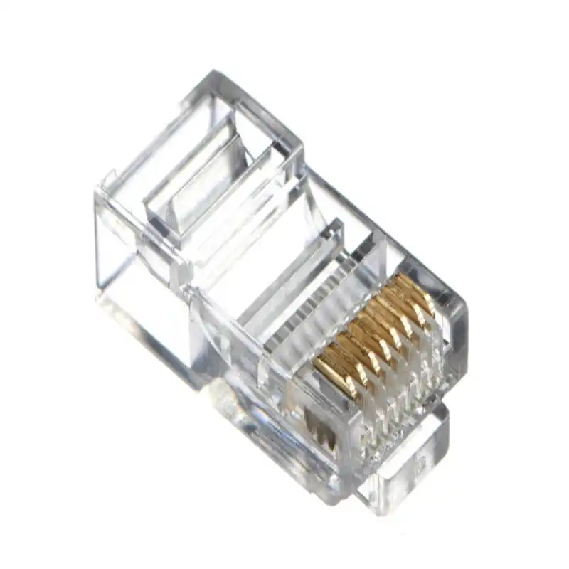 Коннектор RJ-45 под витую пару Rj-45 connector 100pcs - lot rj45 pet разъем для витой пары rj-45 utp/ftp cable