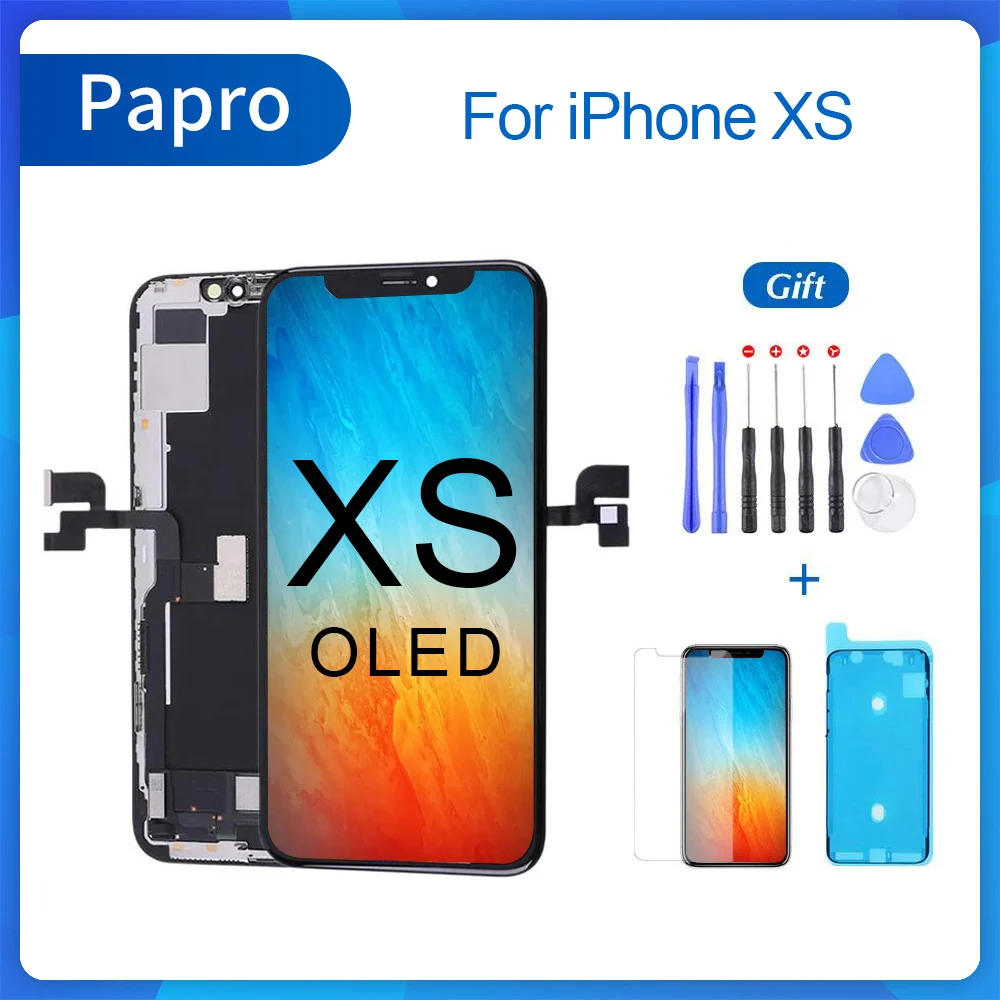 AAA +++ для iPhone XS OLED с 3D сенсорным дигитайзером ЖК-экран в сборе без битых пикселей