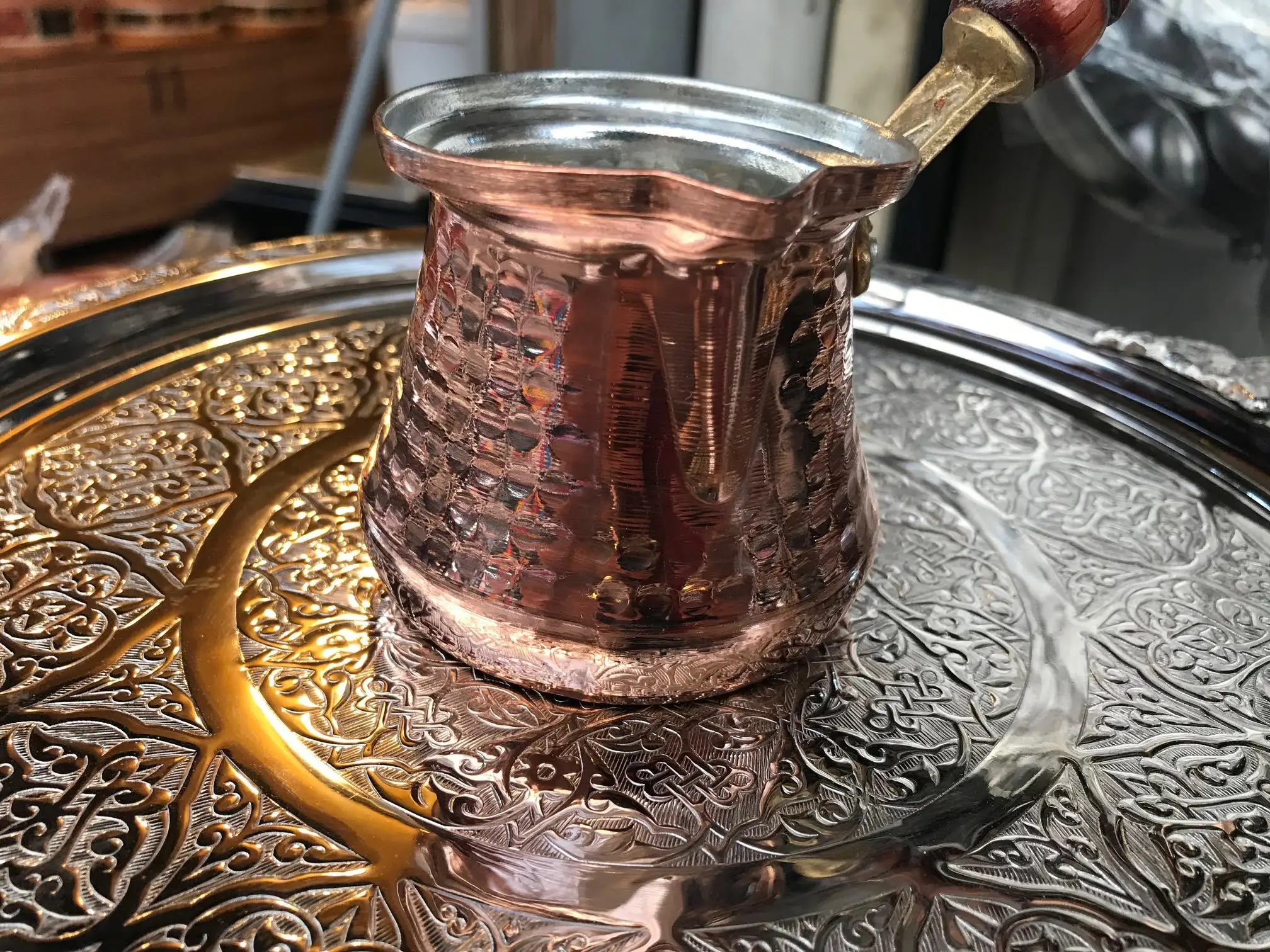 Copper coffee pot cast iron | Coffee Pots