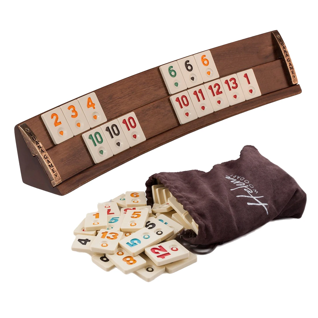 Melamine Luxury Rummy Tiles Pieces - Quality Rummikub Board Game Okey -Tavla Oyunlar Stones Checkers Chesboard Deck Box For Gift | Спорт и