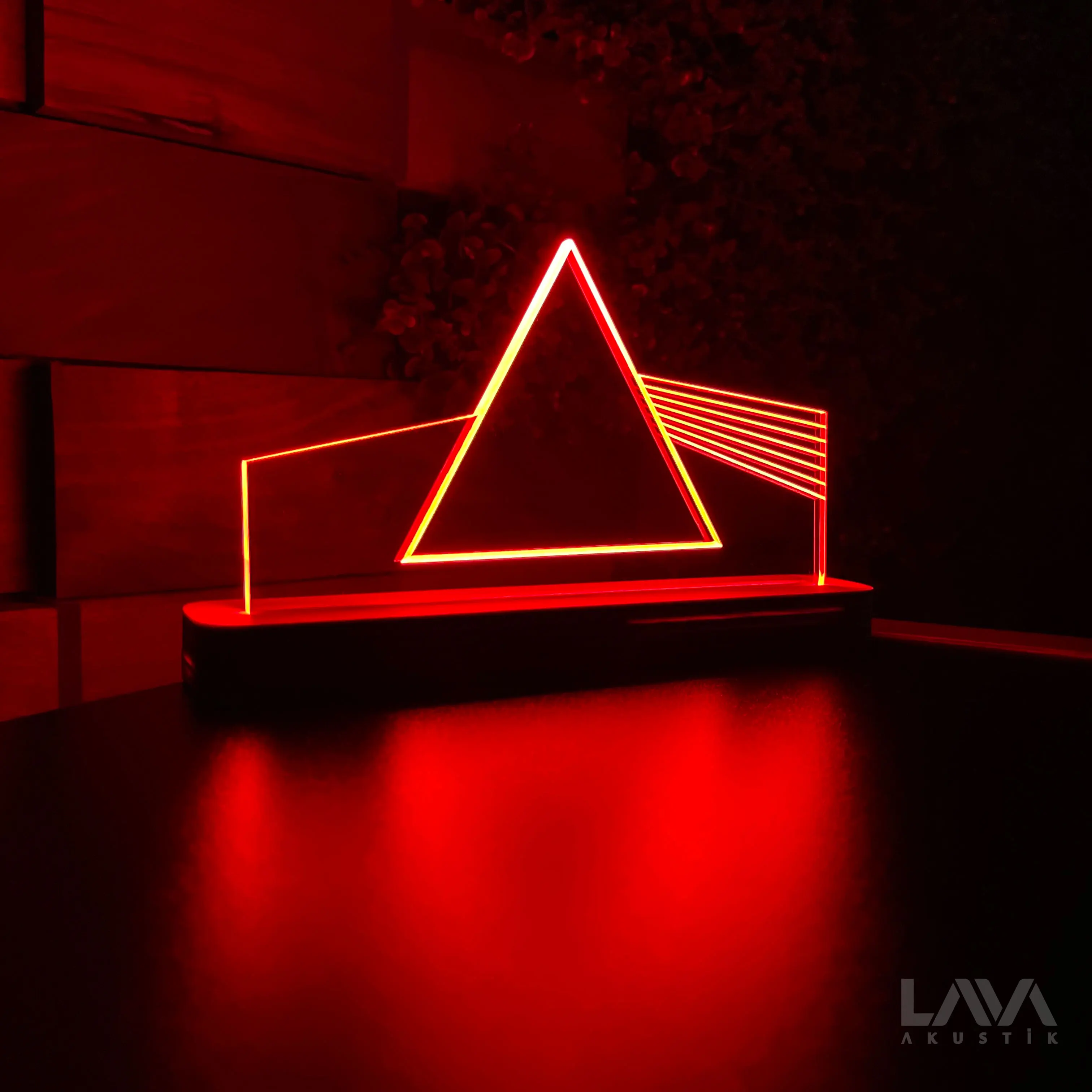 RGB LED Light USB Lamp Color Night The Dark Side Of The Moon Newton Prism