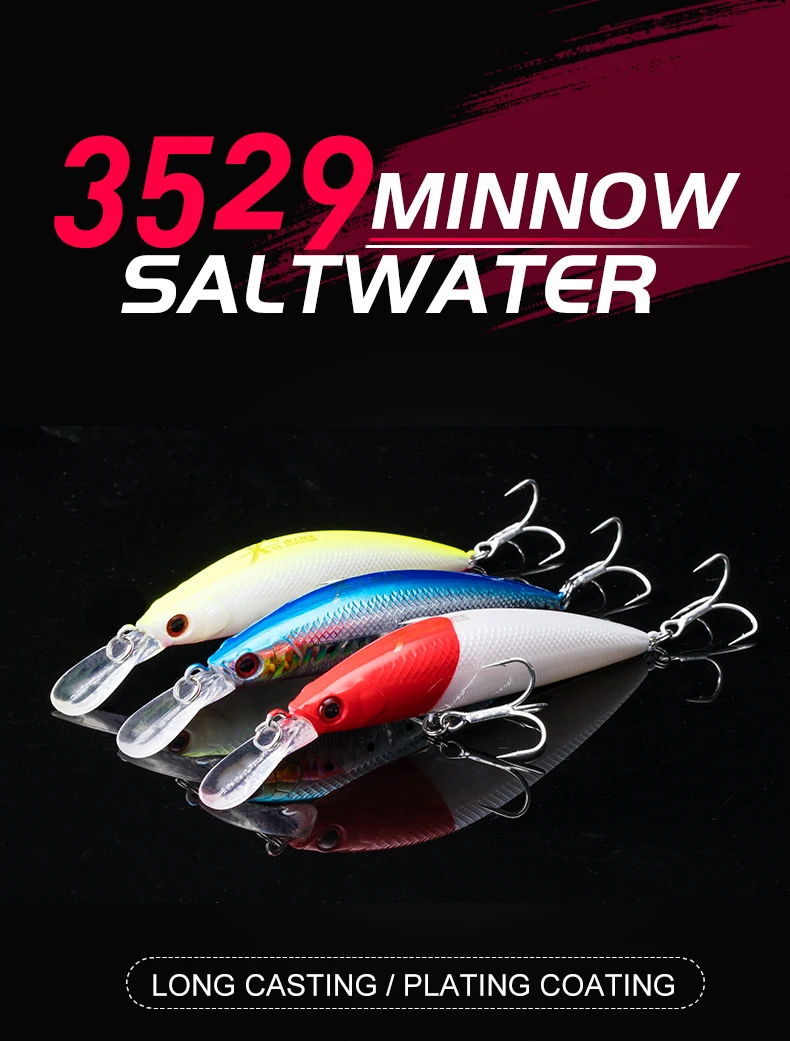 Kingdom Fishing приманки Джеркбейт гольян воблеры 90 мм 11 г/26 г жесткая пластиковая наживка губы для морской воды пять цветов модель 3529