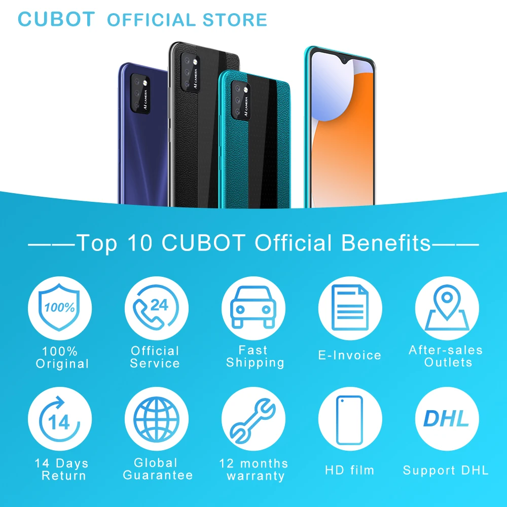Cubot Note 7 смартфон AI тройные камеры 13МП 5 &quot экран капли воды 3100 мАч 4G LTE Сети Google Android