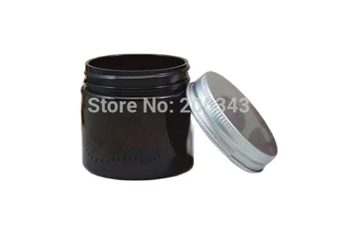 50 г коричневая пластиковая ПЭТ бутылка/банка/горшок для нескольких цветов крышка