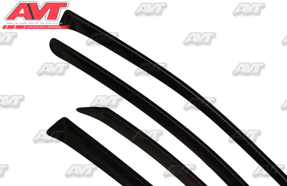 Window deflectors for Ford Focus II 2004~2011 car styling wind deflector guard auto vent visor rain guards cover decor | Автомобили и