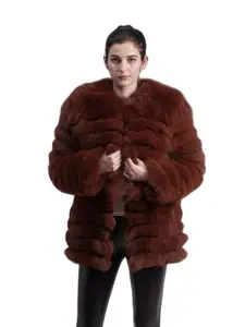 QIUCHEN PJ1823 Бесплатная доставка женская шуба из натурального Лисьего меха натуральная лиса верхняя одежда пушистый мех осень и зима оптовая продажа новое поступление