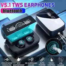 3500mAh TWS Bluetooth 5.1 Earphones Wireless Headphone 9D Stereo Sports Waterproof Earbuds Headsets With Microphone