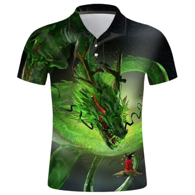 

Мужские повседневные лацканы с принтом продаются модные футболки poloT в Европе и Америке