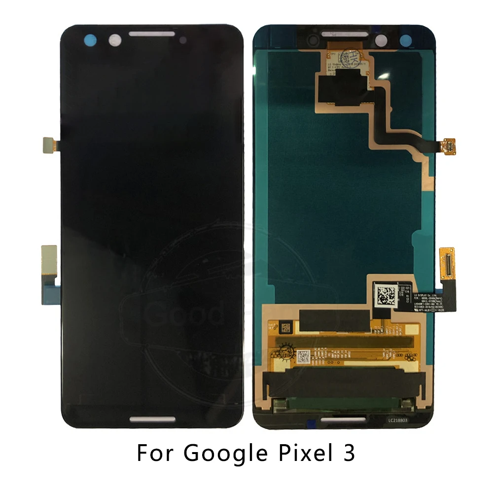 Для Google Pixel 3XL ЖК дисплей кодирующий преобразователь сенсорного экрана в сборе