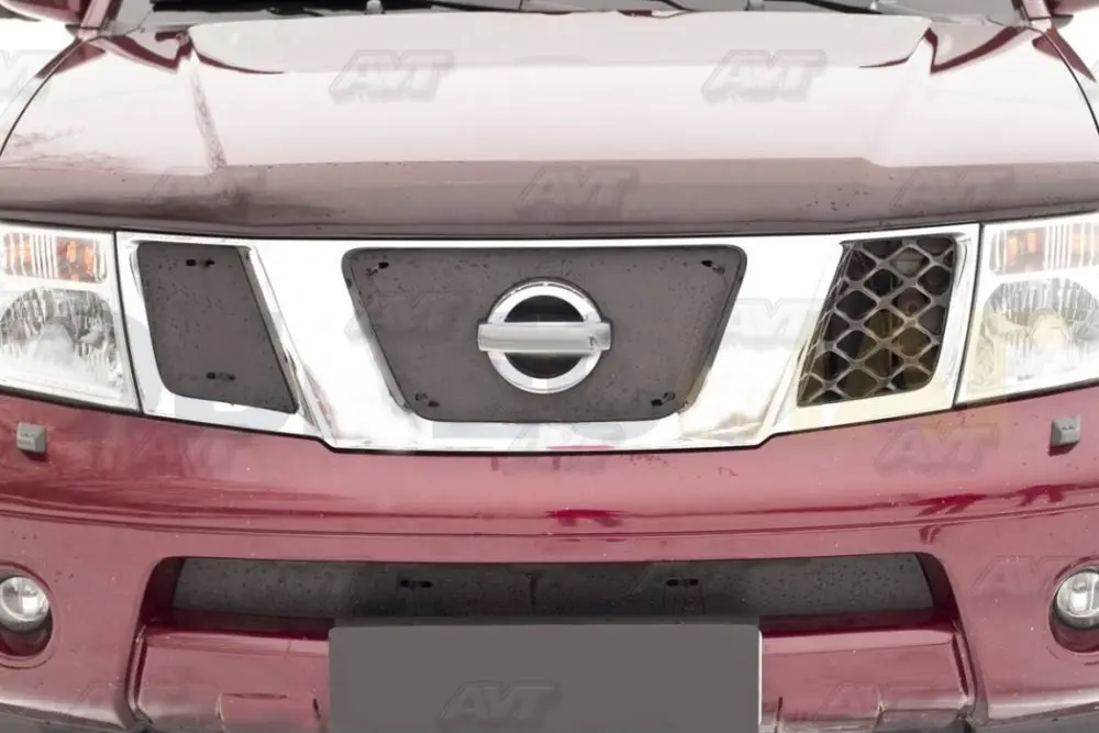 Зимняя крышка радиатора для Nissan Pathfinder 2004 ~ 2010 пластик ABS рельефная передний бампер