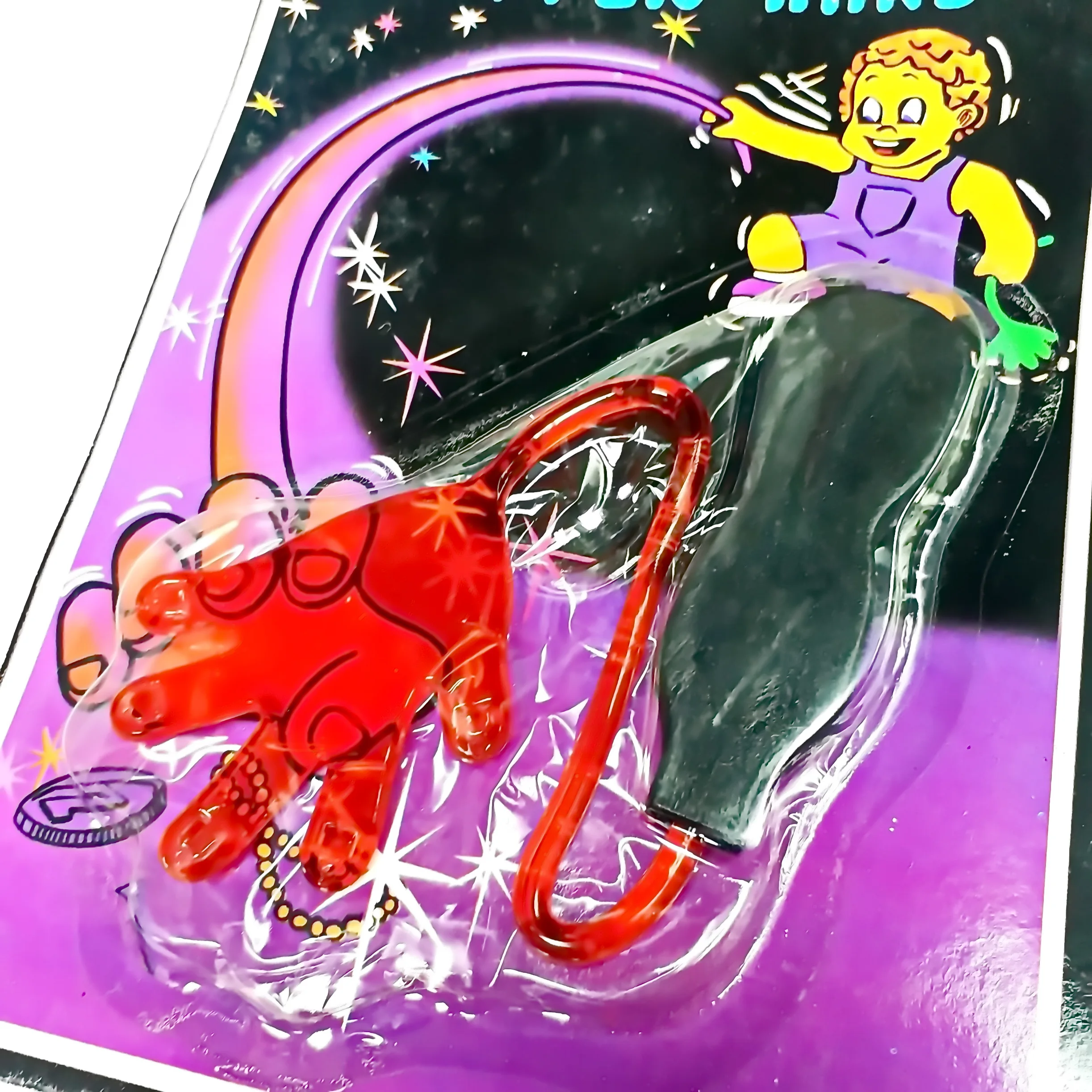 

1card Sticky hand card birthday party Favor Favour prize pinata Bag Filler Loot Gag halloween car decoration Gift Vending toy