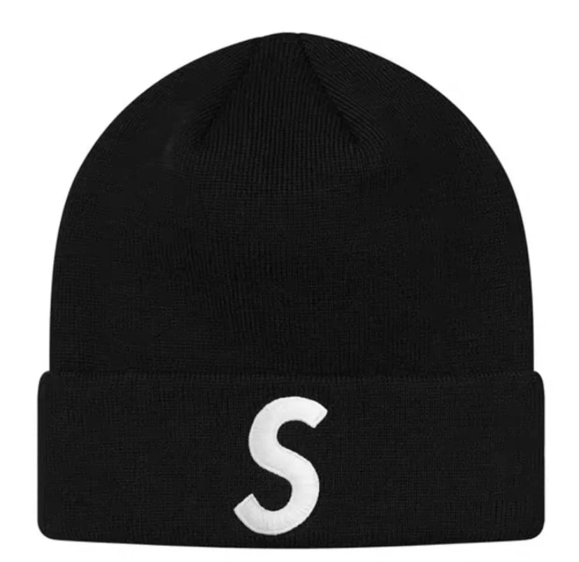 

20FW S snow logo Beanie Winter Hats for Women Men Knitted Solid Cool Hat Girls Autumn Female Beanies Casual Cap