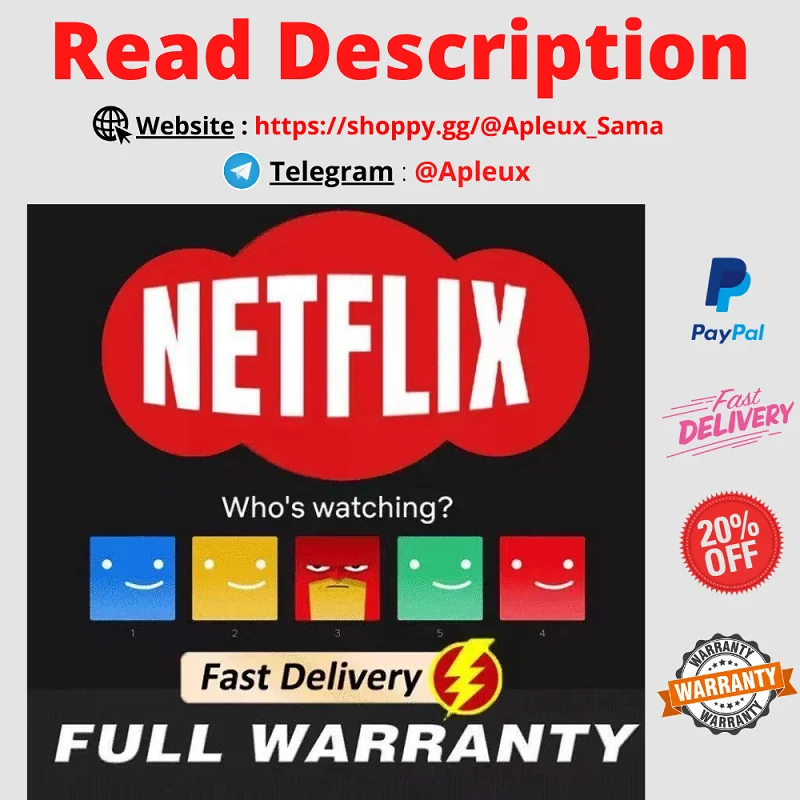 

{Netflix Account Premium Subscription 1 Year & 2 Years Worldwide}