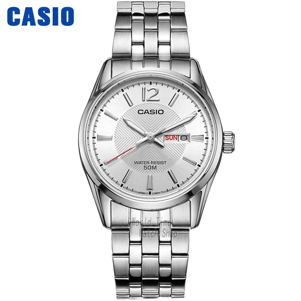 MTP1335D7A Мужские часы Casio Взрыв лучший бренд класса люкс Простой кварцевые часы 50м Водонепроницаемый Светящиеся мужские часы Спортивные военные наручные часы пару часов relogio masculino reloj hombre erkek kol saati montre - Цвет: MTP1335D7A
