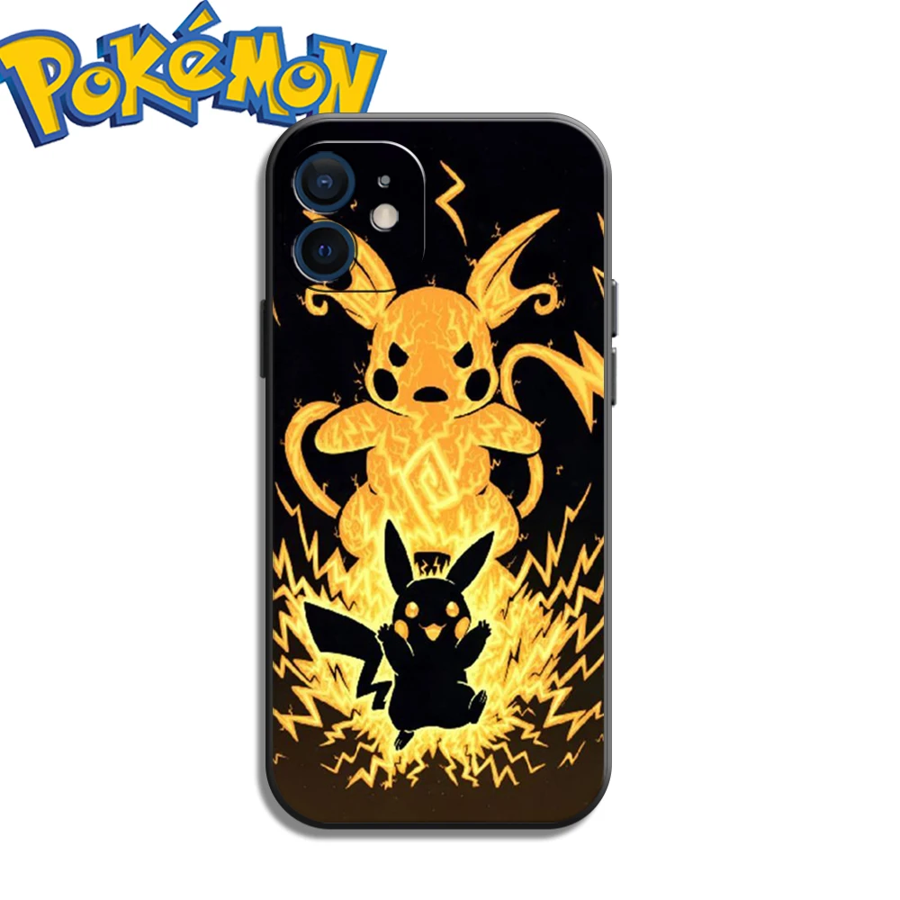 pokemon pikachu cool case for iphone 11 13 pro max mini 12 pro max x xr xs max se2020 8 7 6 6s plus new hot silicone phone cover free global shipping