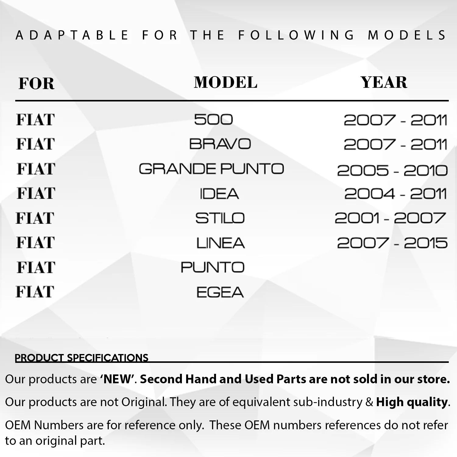 

Кровельная антенна для Fiat 500, Linea, Idea, Bravo, Punto