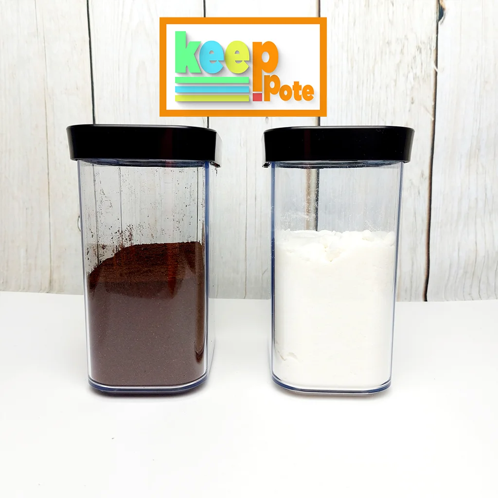 

Conjunto 2 potes herméticos de 1500ml para Mantimentos em Policarbonato Helsim