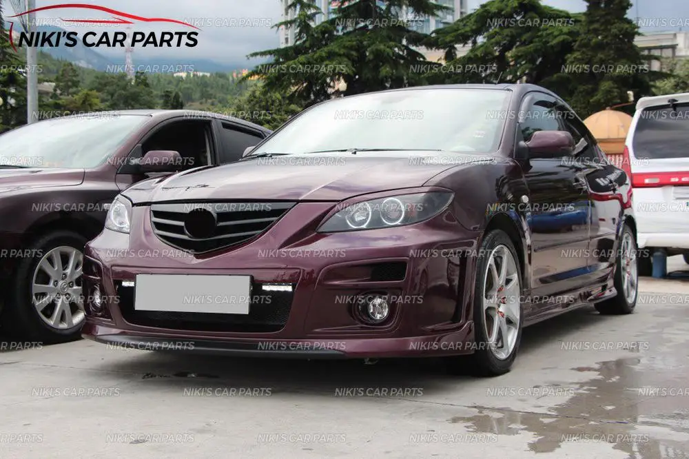 Чехол для бровей на фары Mazda 3 SD 2003-2008 АБС-пластик реснички литье ресниц украшение
