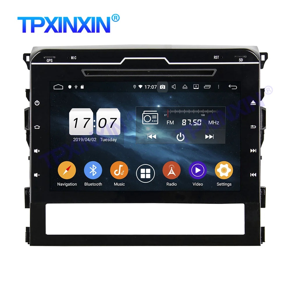 

128GB For Toyota Land Cruiser 2016 - 2019 Car Radio Multimedia Video Recorder Player Navigation GPS Android 10 Auto 2din DVD