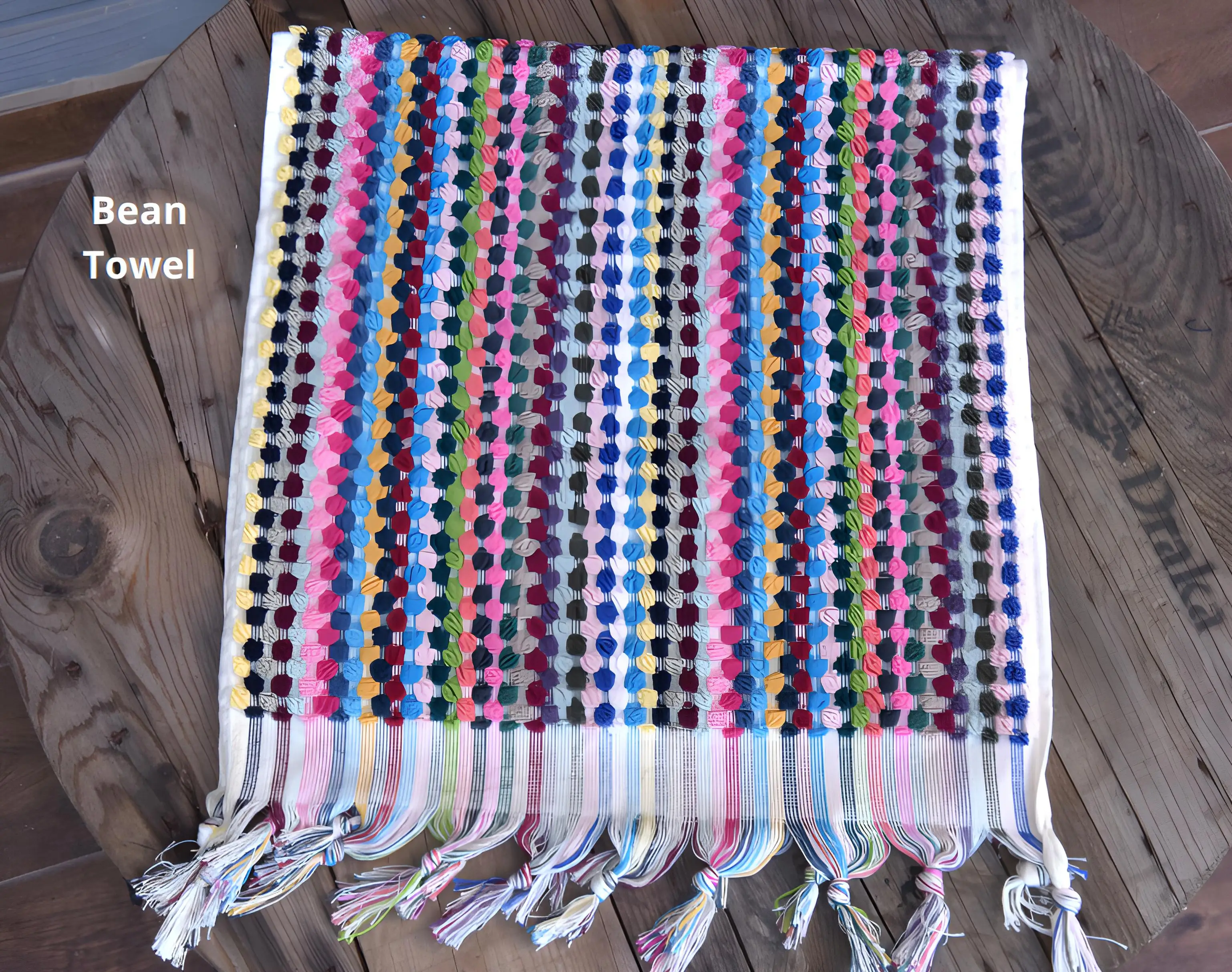 

Handmade, Blackloom, Turkish Pestemal, Turkish Towel, 90cm*180cm, Bean Towel, 100% Cotton, Oeko Tex Certificated