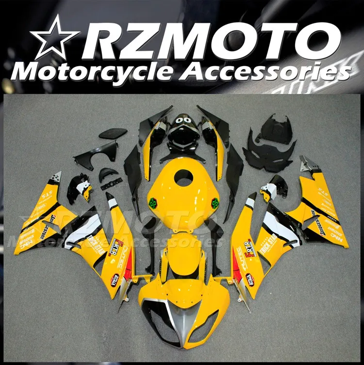 

New ABS Fairings Kit Fit for Kawasaki Ninja ZX-6R ZX6R 636 599 2009 2010 2011 2012 09 10 11 12 Bodywork + Tank Cover Yellow
