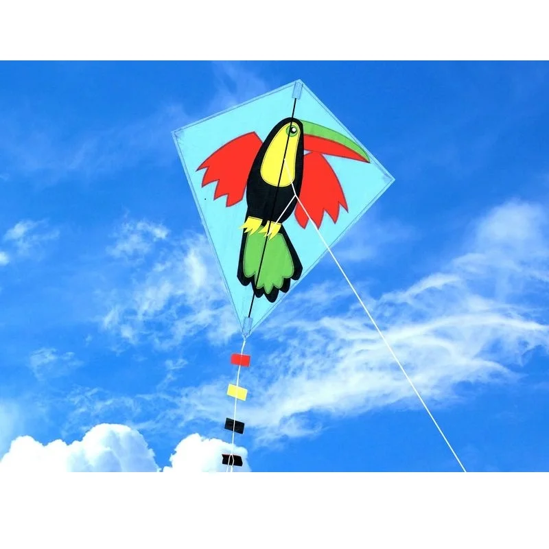 ВОЗДУШНЫЙ ЗМЕЙ &quotПОПУГАЙ 70X60&quot | Игрушки и хобби