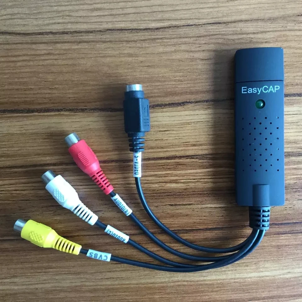 Адаптер USB EasyCAP для видеозахвата ТВ DVD VHS Captura de v deo Аудио AV компьютера/CC TV-камеры 2 0 |