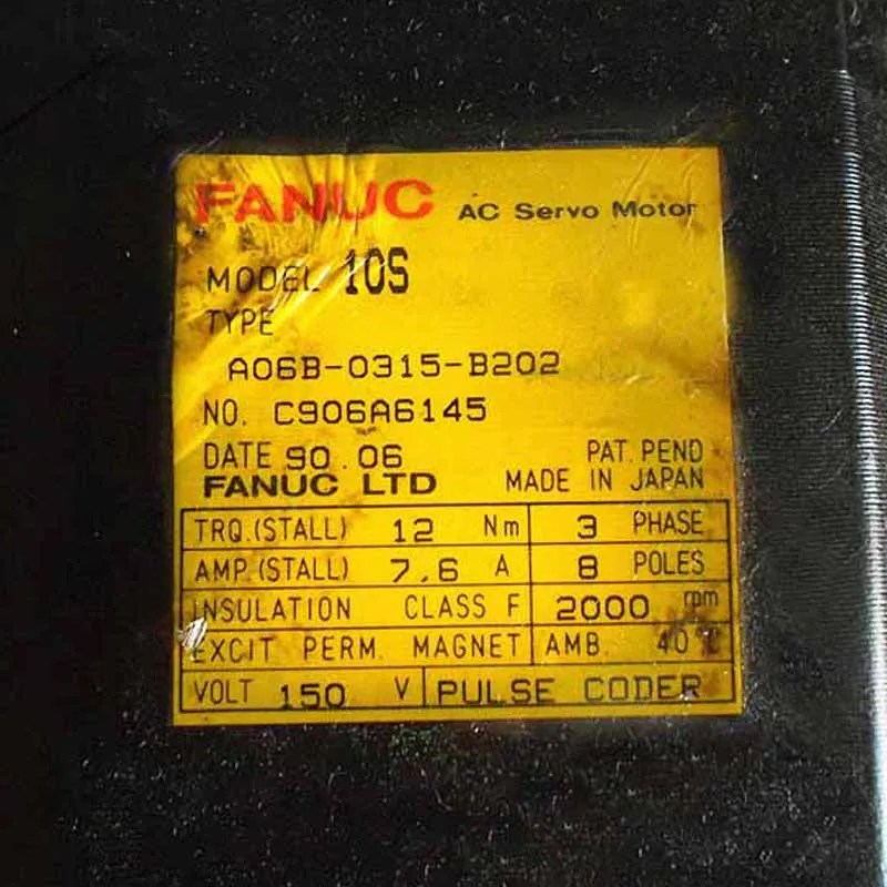 FANUC AC Серводвигатель A06B-0315-B202 | Строительство и ремонт