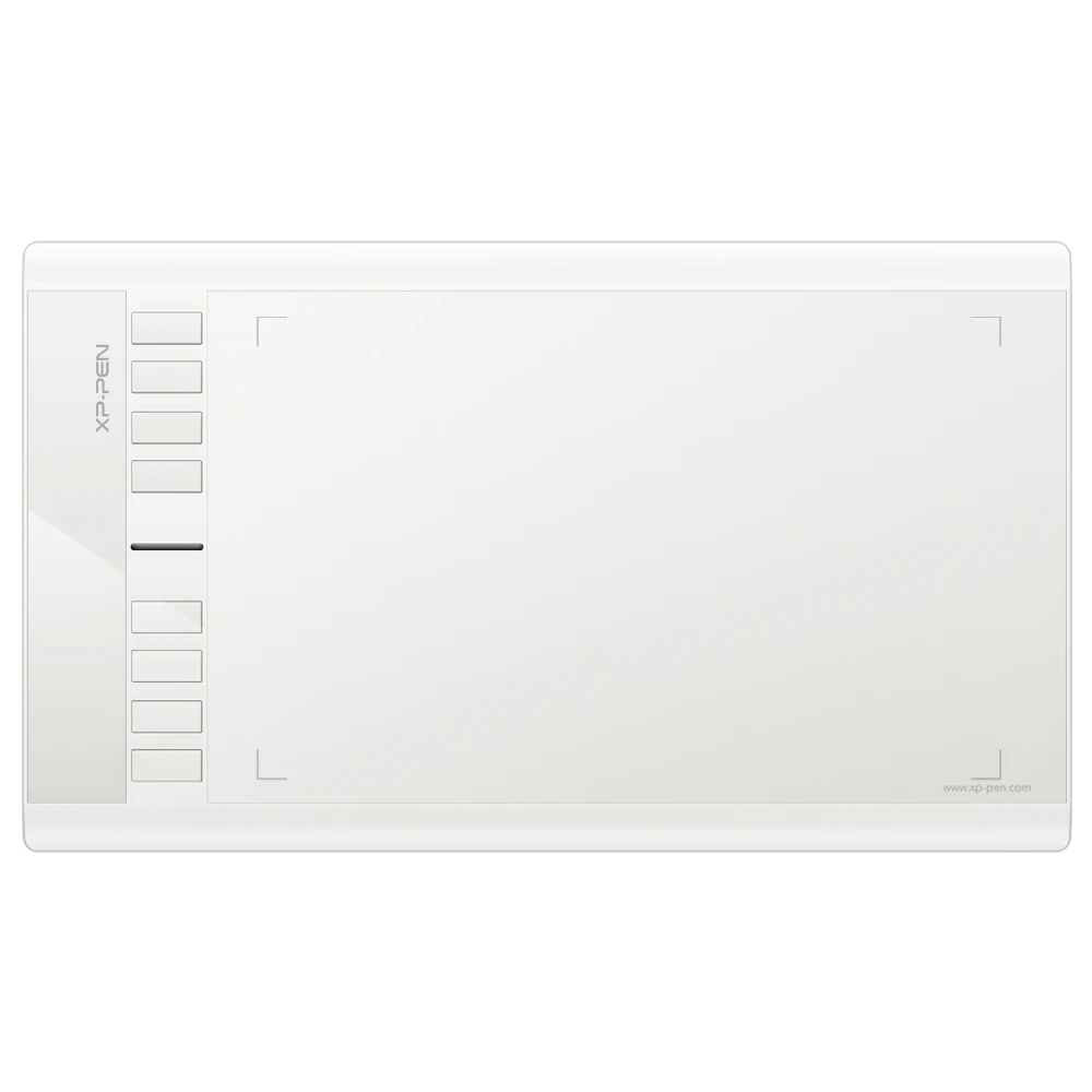 Графический планшет для рисования и OSU!6х4 дюймов Чувствительность нажатия- 8192 уровней и безбатарейный стилу 10x6‘’ - Цвет: White