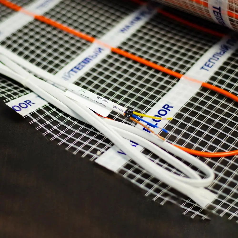 Теплый пол кабельный электрический WarmCoin с ТЕРМОРЕГУЛЯТОРОМ нагревательный мат в