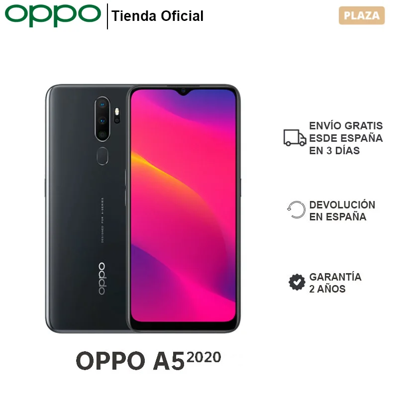 Смартфон OPPO A5 2020 3 Гб/64 ГБ экран HD 6 5 дюйма 4 задние камеры 5000 мАч две SIM-карты