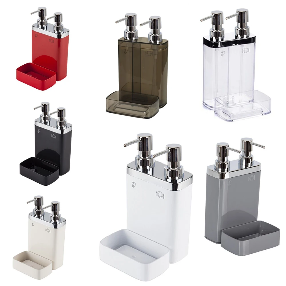 Дозатор для жидкого мыла с двойной помпой высококачественный дозатор геля душа