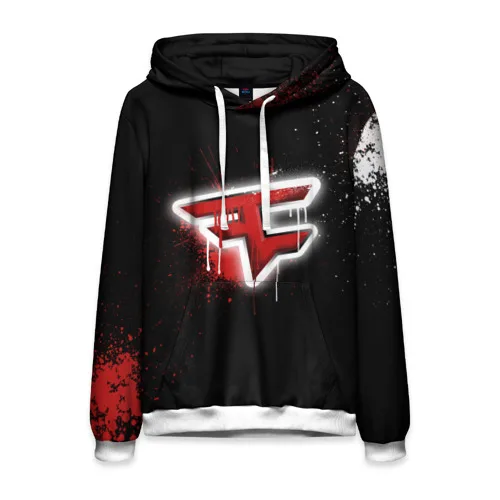 Мужская толстовка 3D cs:go Faze clan (Black collection)|Мужские толстовки и свитшоты| |