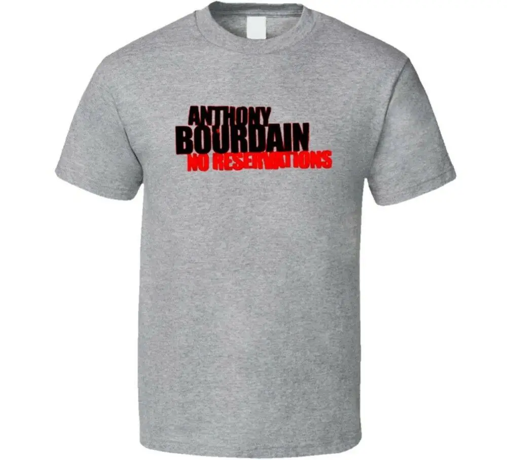 

Anthony Bourdain No Reservations Chef Tv Show T Shirt
