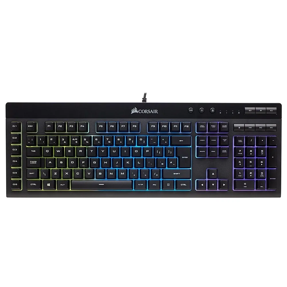 Клавиатура CORSAIR K55 RGB с подсветкой игровая Мембрана для компьютера|Клавиатуры| |