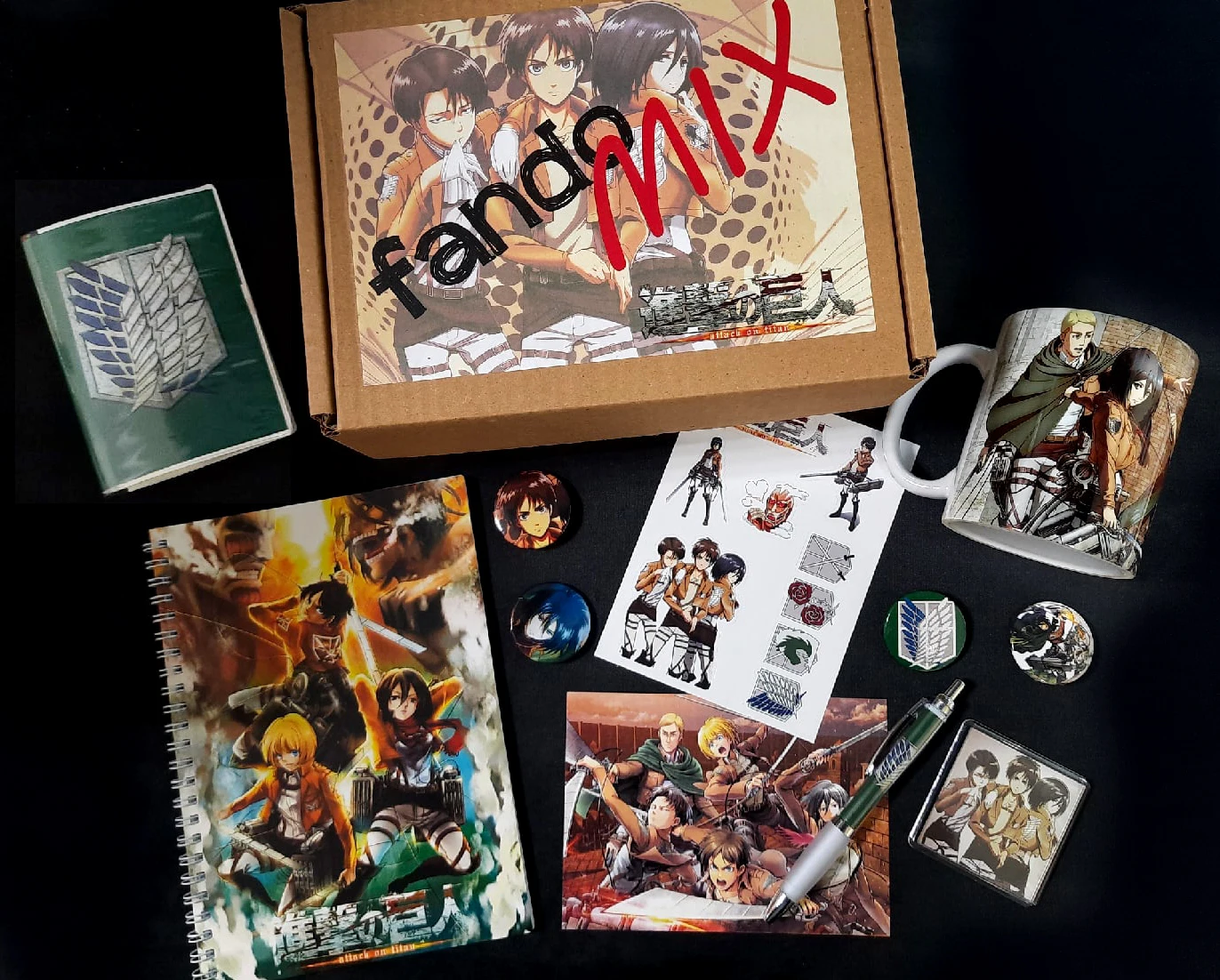 Фандомный бокс Атака Титанов Attack on Titan