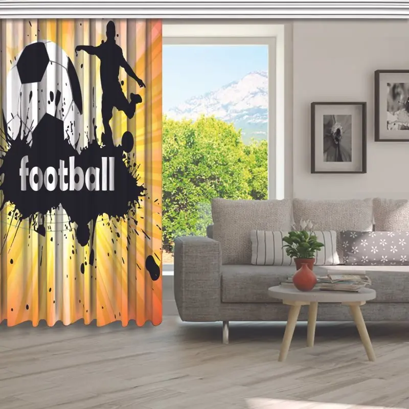 Занавес футболиста на поле с подогревом игры солнечные огни постер стиль