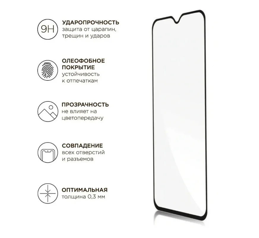 Стекло защитное для Samsung Galaxy A03S 2021 (Самсунг А03С) | AliExpress