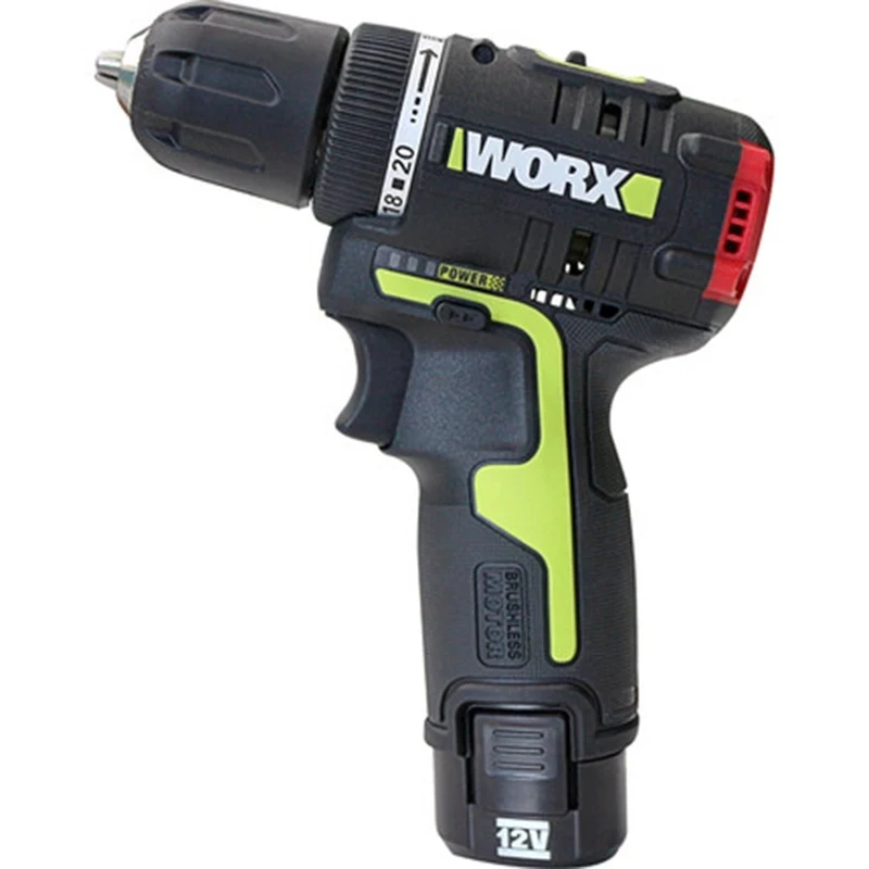 WORX WU130 профессиональный инструмент 12 В бесщеточный электродрель Беспроводная