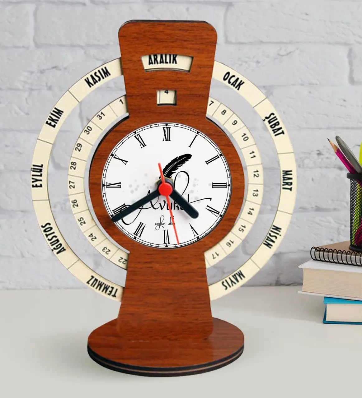 

Personalized Lawyer Theme Desktop Infinite Maya Calendar Clock-6