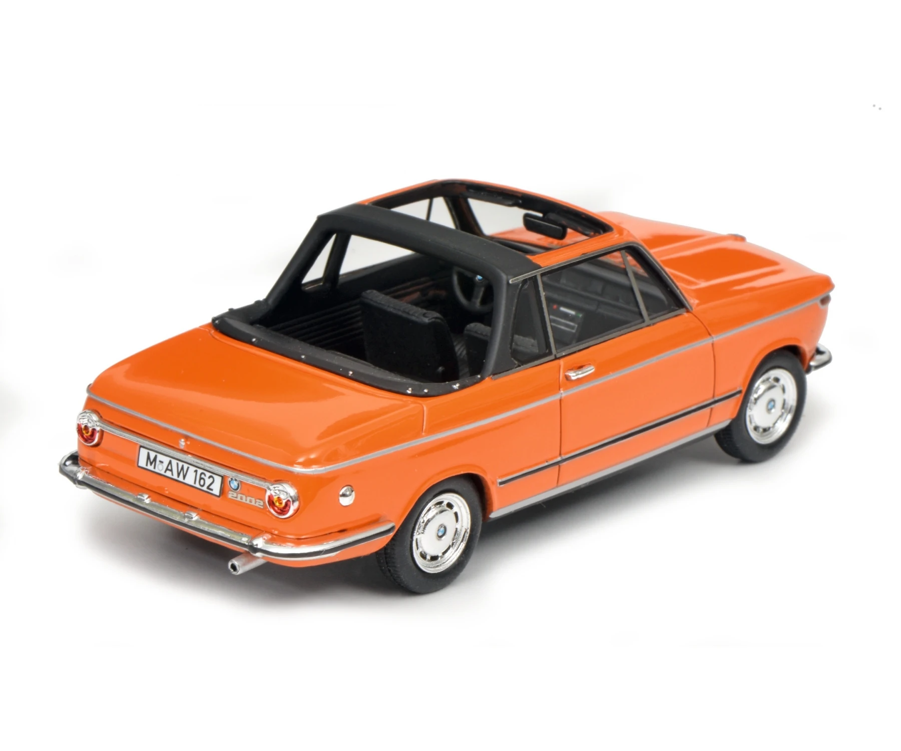 

Schuco BMW 2002 Convertible, orange 1:43 Metal Model Collection Car
