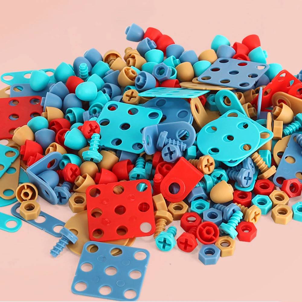 MOBUTA Конструктор с шуруповертом и мозаикой 3D игрушки для