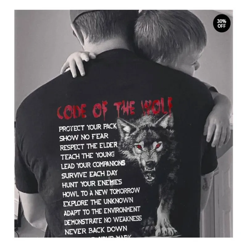 

New creative European and American high street back letters 3D printed men's sweatshirt O collar T-shirt retro street style