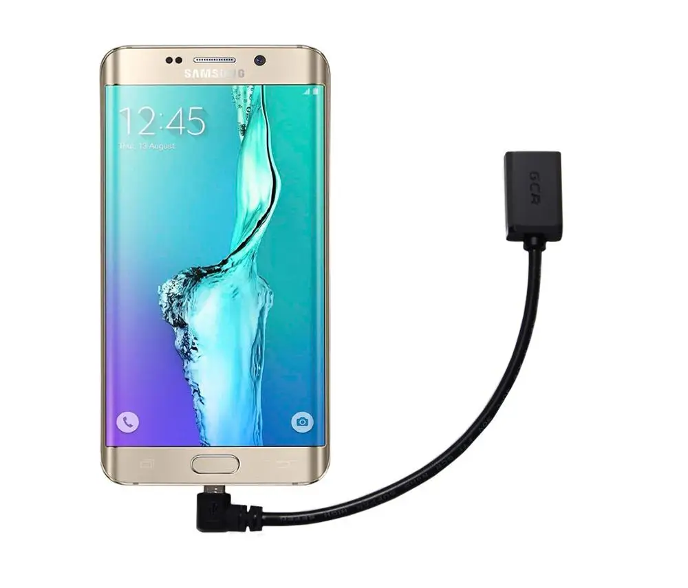 GCR кабель адаптер переходник USB OTG micro для внешних устройств телефона Android