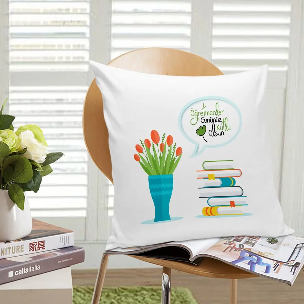 

Personalized White Pillow Case (Teachers Day Temalı-18)