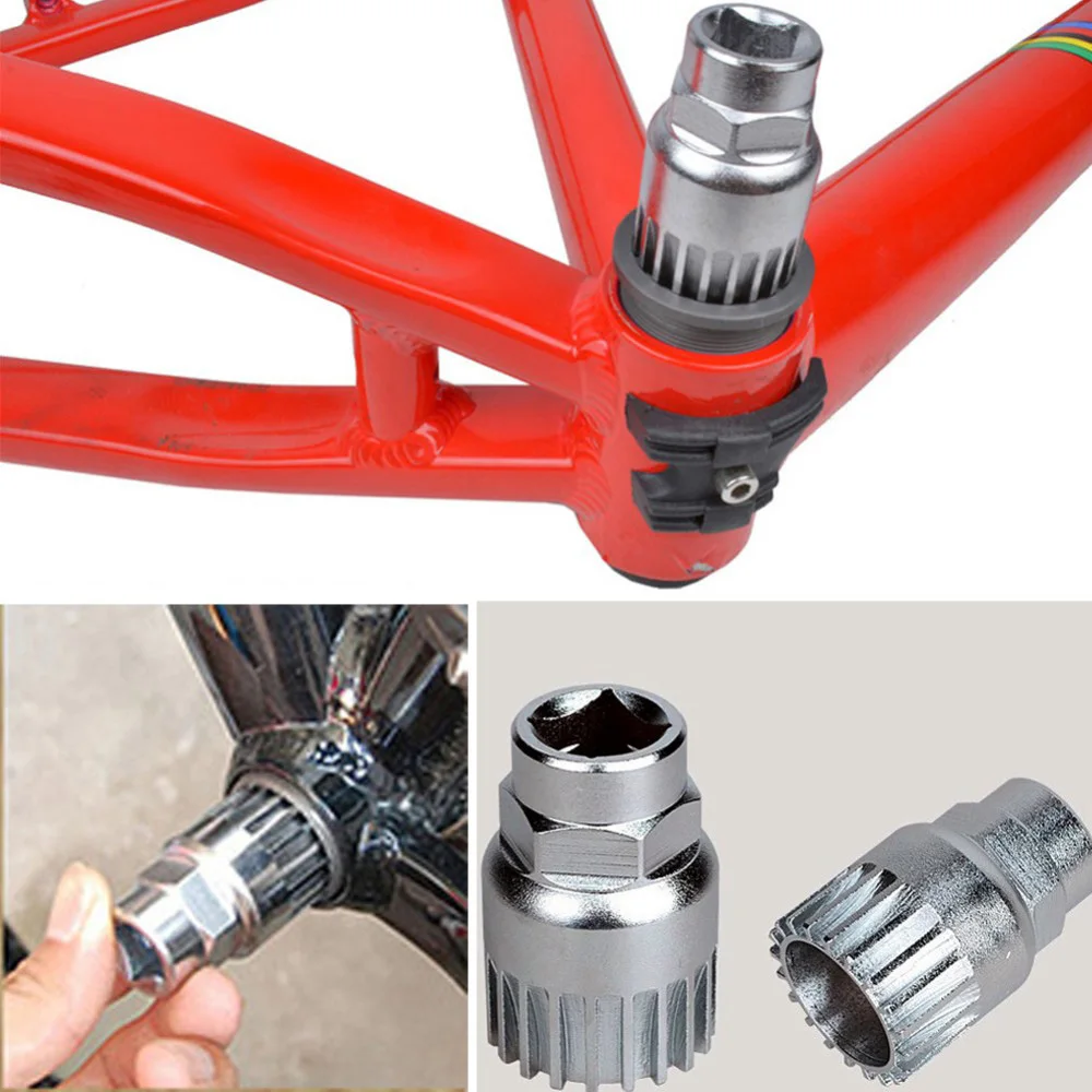 

MTB Road Bike Repair Tools Chain Cutter Bracket Flywheel Remover Crank Puller Wrench Bicycle Maintenance Tools