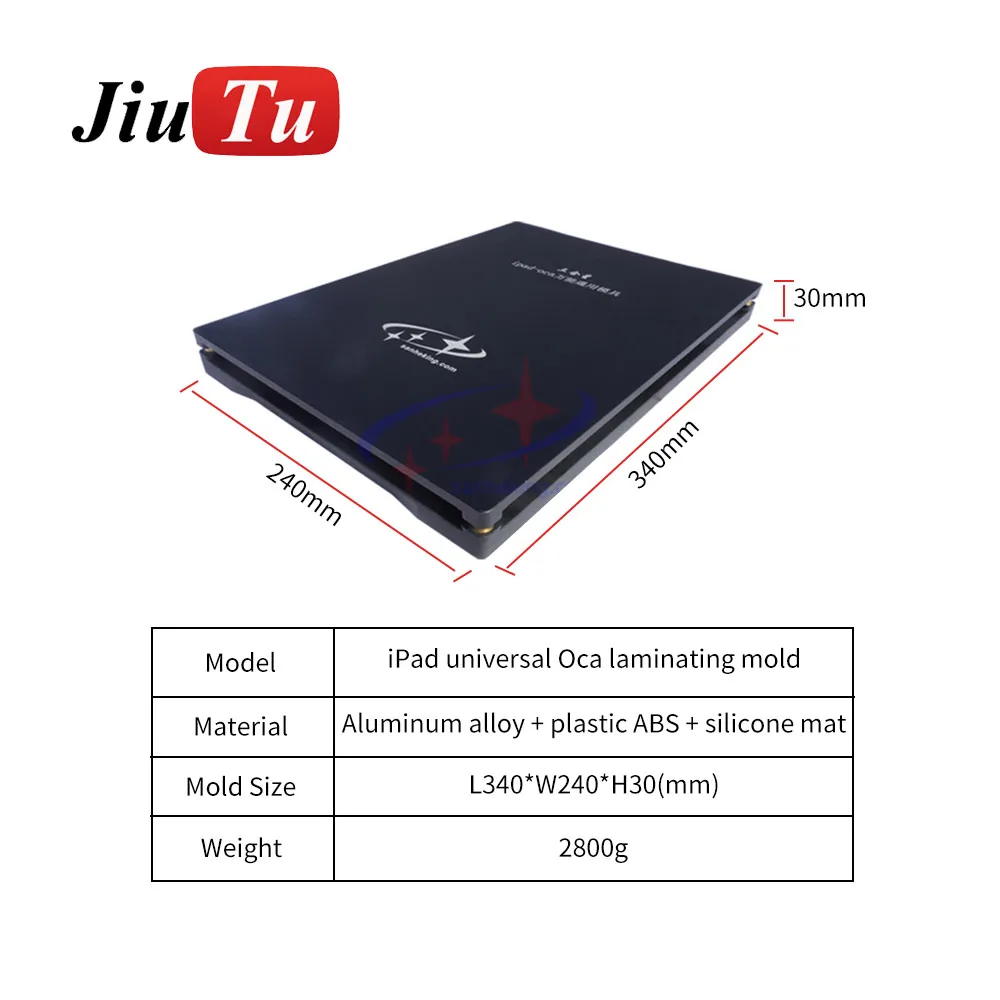Universal OCA Laminating Alignment Metal Mold For iPad LCD Screen Glass Pro12.9 11 10.5 9.7 Mini 4 5 Air 2 Phone Repair Tools enlarge